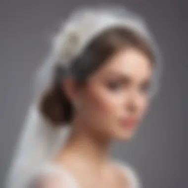 A modern bride experimenting with different fascinator styles to find her perfect look.