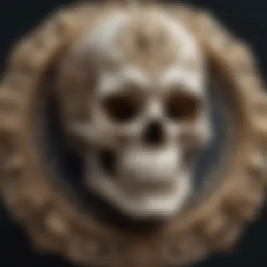 Cultural symbols represented in skull motifs within jewelry