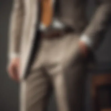 A tailored gentleman pant on a mannequin, illustrating the importance of fit