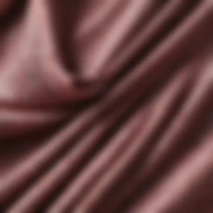 Close-up of high-quality fabric showcasing texture and color