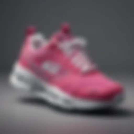 Skechers lightweight tennis shoes showcasing advanced design