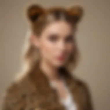 Diverse wardrobe options featuring leopard headband ears