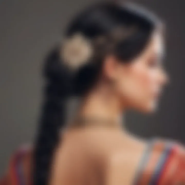 Cultural significance of hair clips in traditional attire