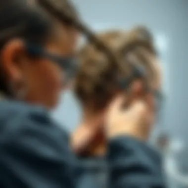 An advanced machine hair braider showcasing intricate braiding techniques