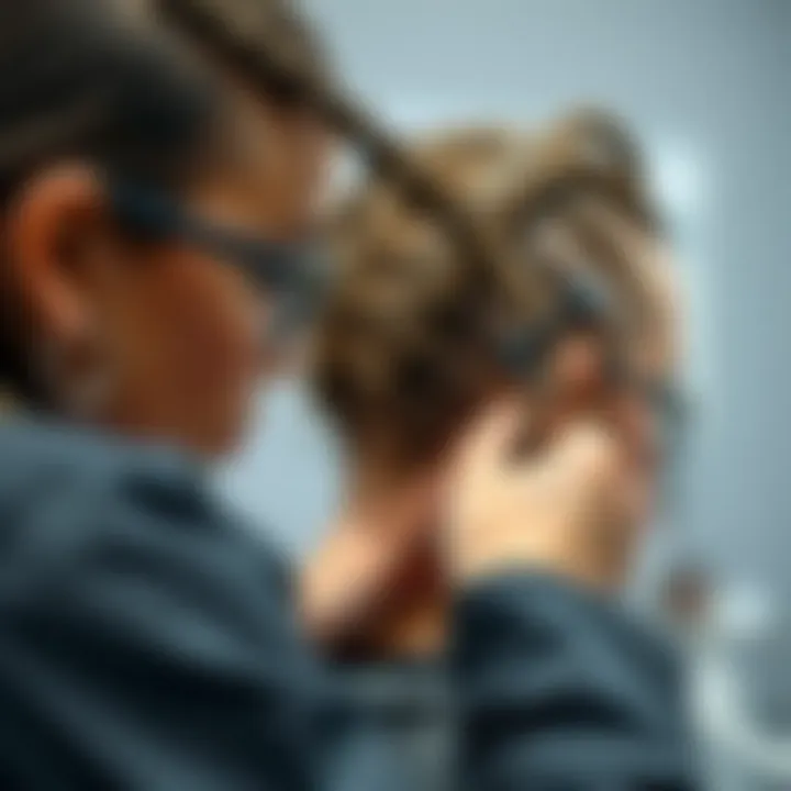 An advanced machine hair braider showcasing intricate braiding techniques